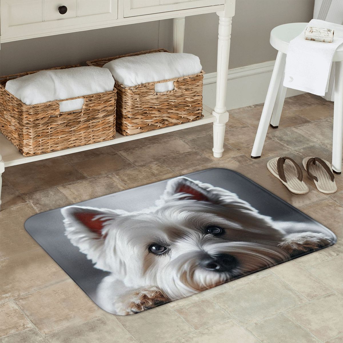 Highland Home Textiles - Tappeto stampato in 3D con simpatico