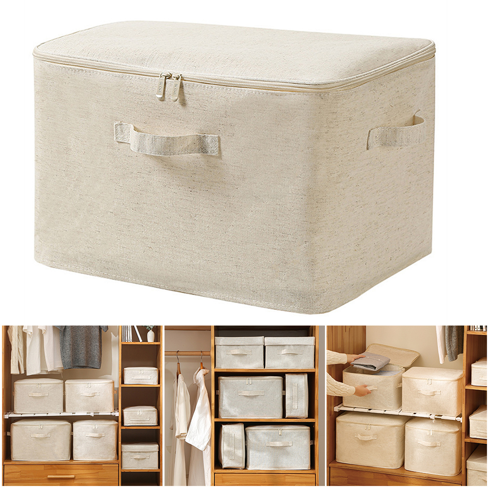 Linum Home Textiles - Borsa portaoggetti pieghevole per la casa