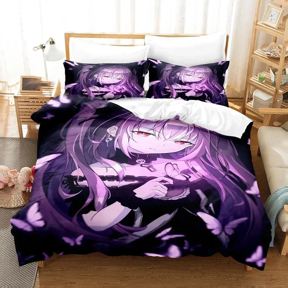 Linen Duvet Cover - Set Letto Stampato 3D Uruha Rushia