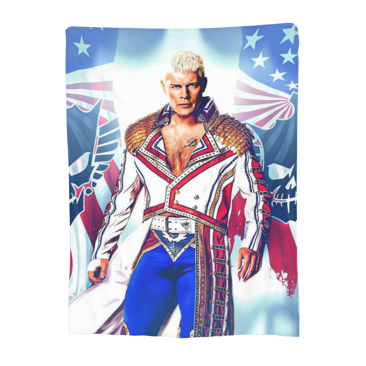 Home Textiles Super Soft - Coperta Americana Cody R-Rhodes, Tessuto Decorativo,