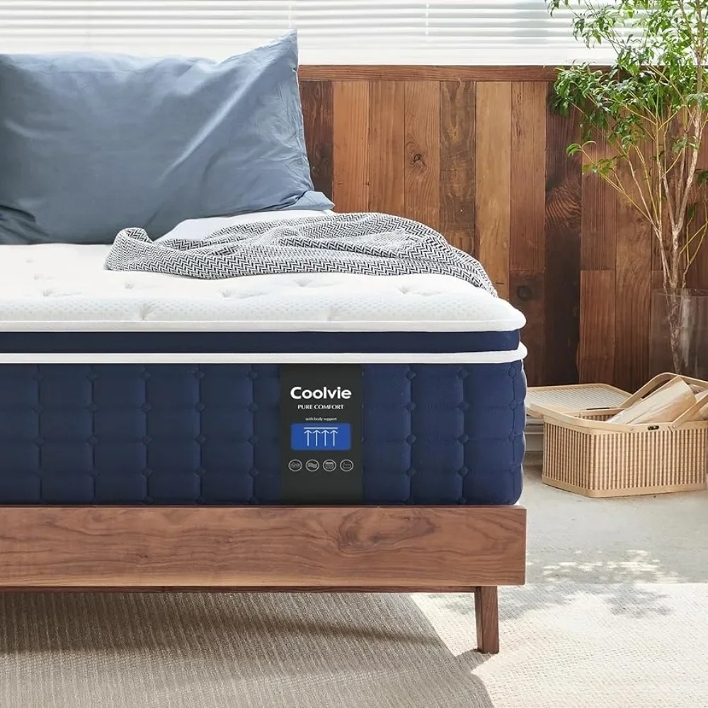 Memory Foam Topper - Materassi da letto Costruzione ibrida Molle
