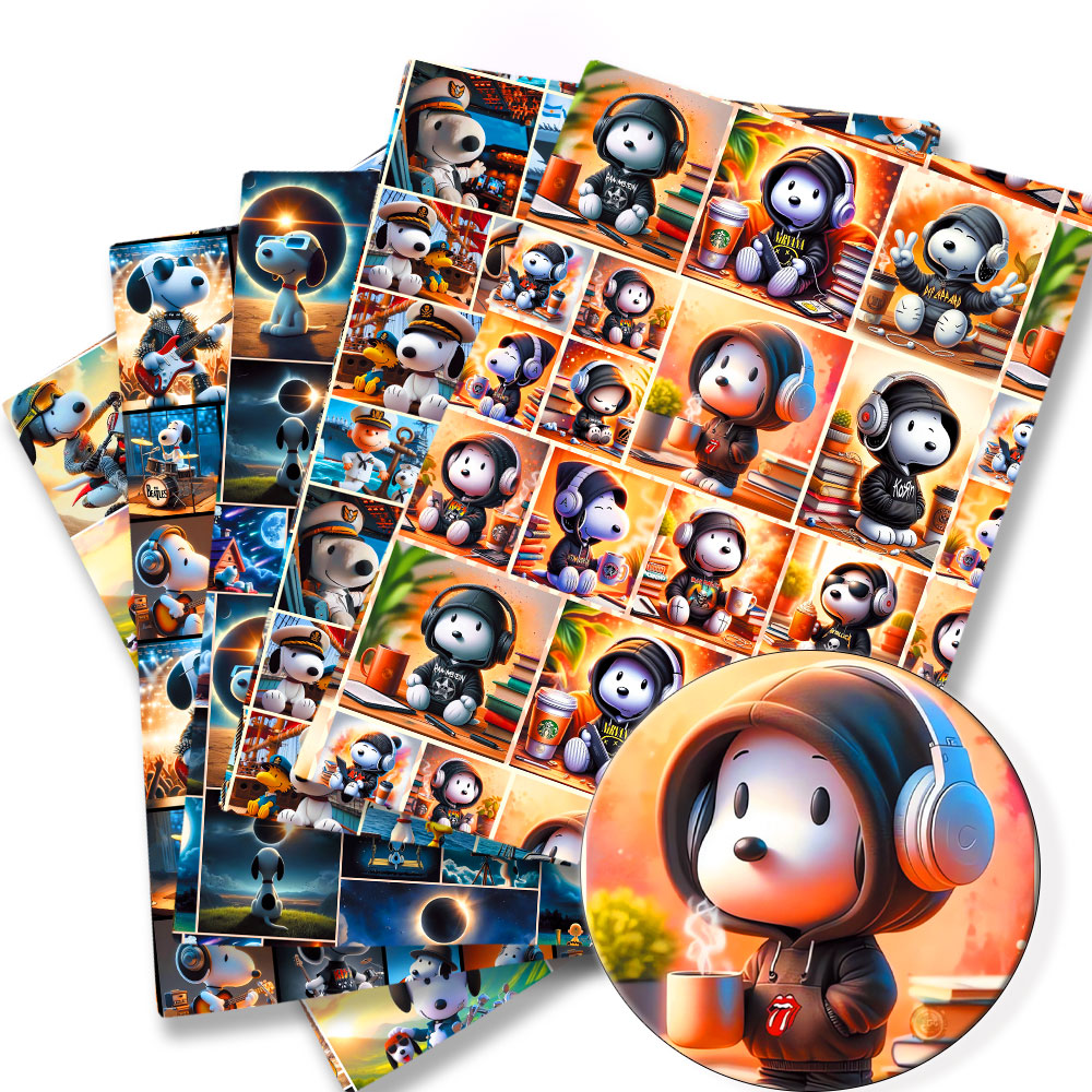 Home Textiles Curtains - Tessuto Snoopy TAKARA TOMY 140x50CM, Tessuto