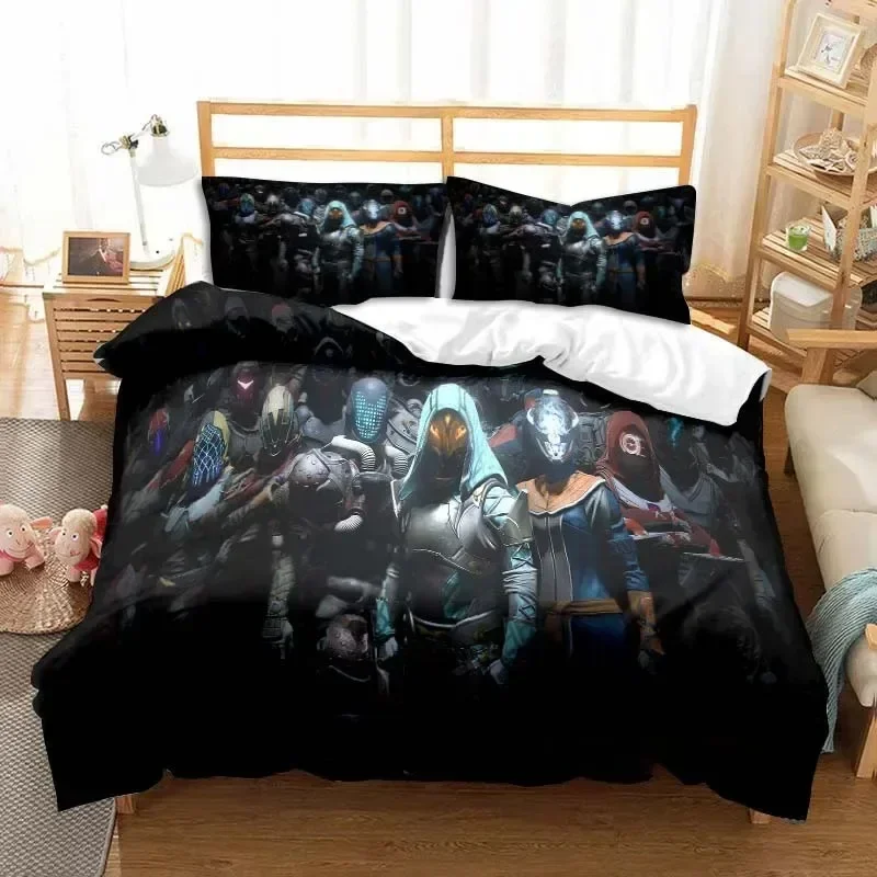 Linen Duvet Cover - Set di Biancheria da Letto Stampata