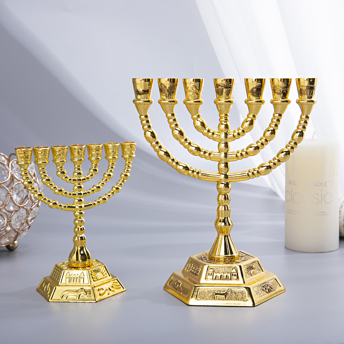 Home & Hotel Textiles Private Limited - Menorah a 7 Bracci, Decorazione per