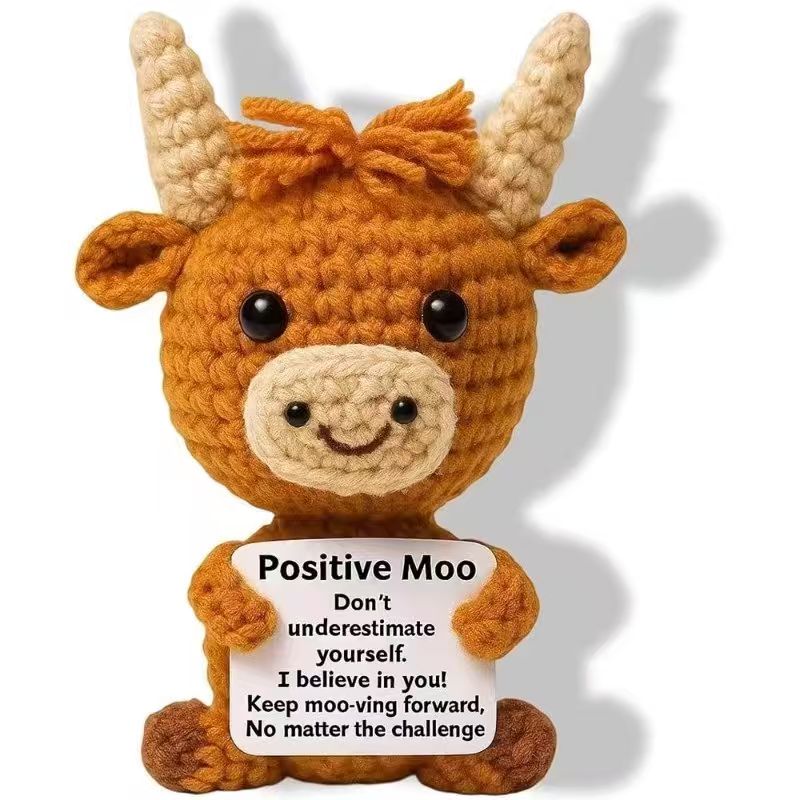 Highland Home Textiles - Adorabile Bambola a Forma di Mucca