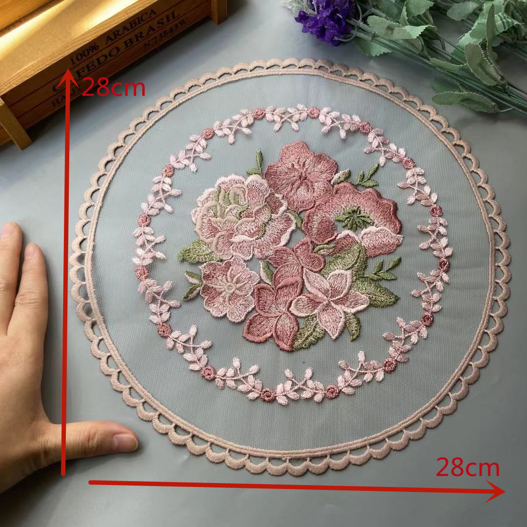 28*28 cm Rosa Fiore di Pizzo A - Home Textiles Towel recensione e prezzo