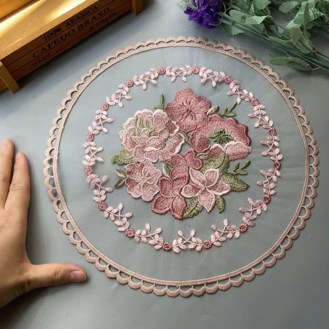 28*28 cm Rosa Fiore di Pizzo A - Home Textiles Towel recensione e prezzo