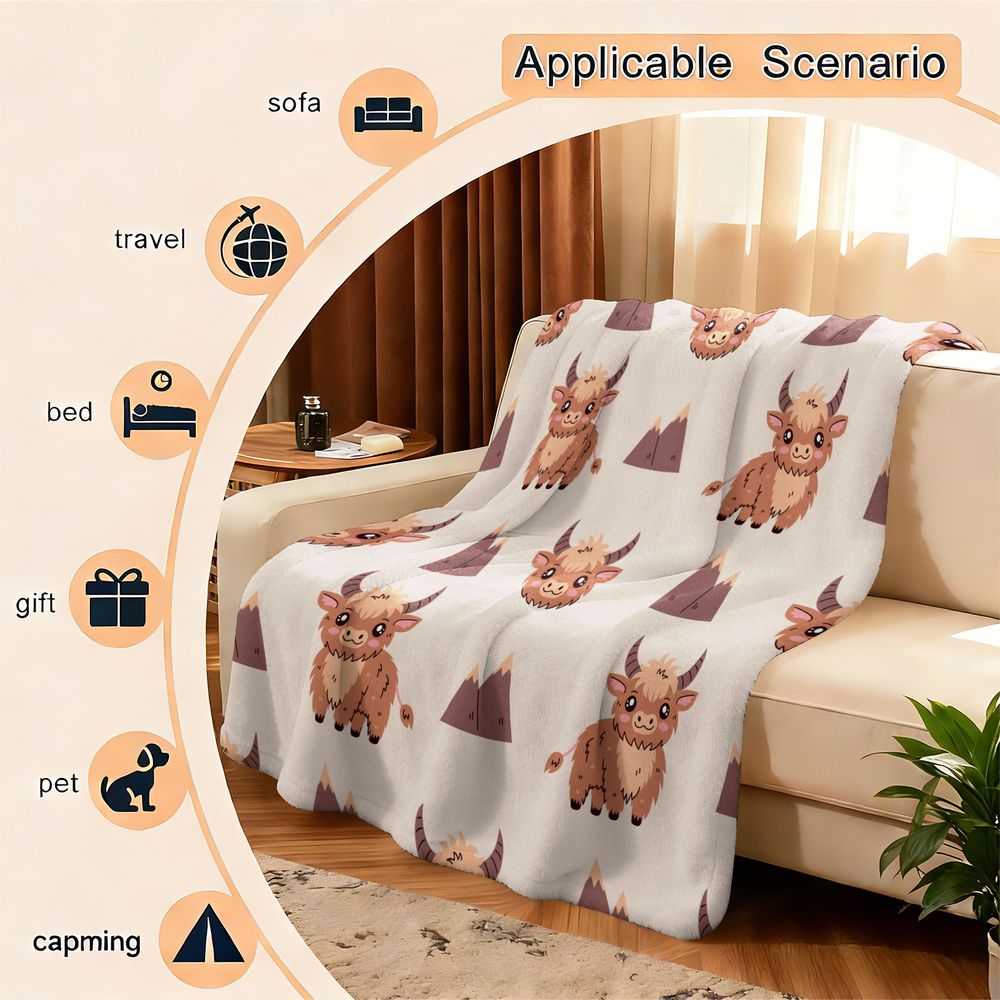 Simpatica coperta in flanella  - Highland Home Textiles recensione e prezzo