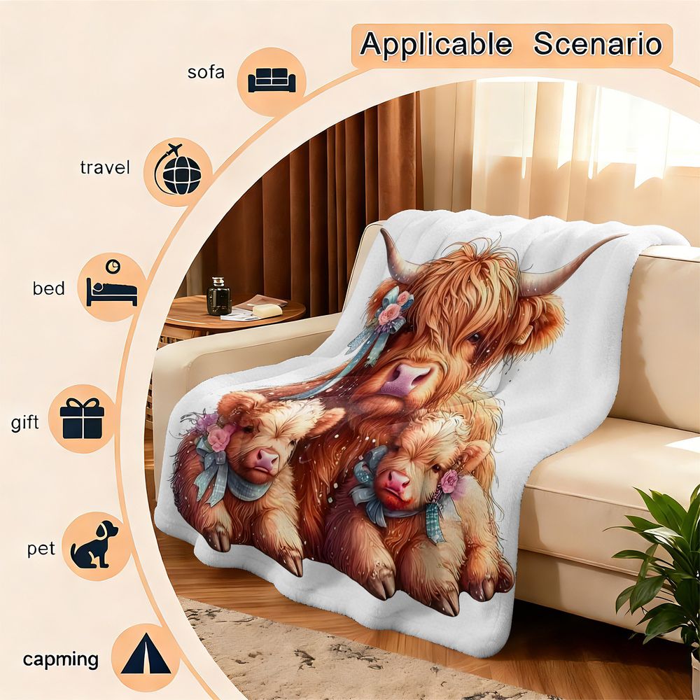Coperta in flanella con stampa - Highland Home Textiles recensione e prezzo