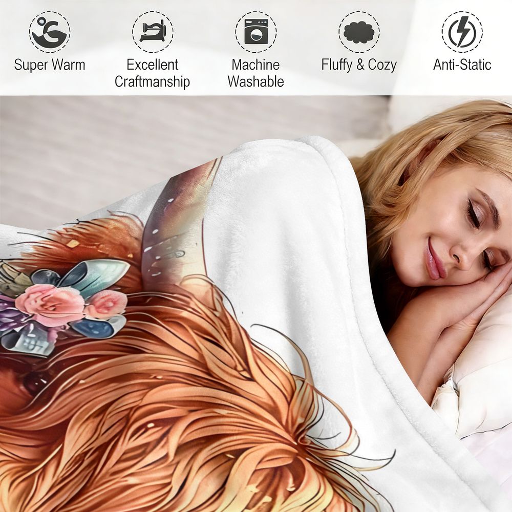 Coperta in flanella con stampa - Highland Home Textiles recensione e prezzo