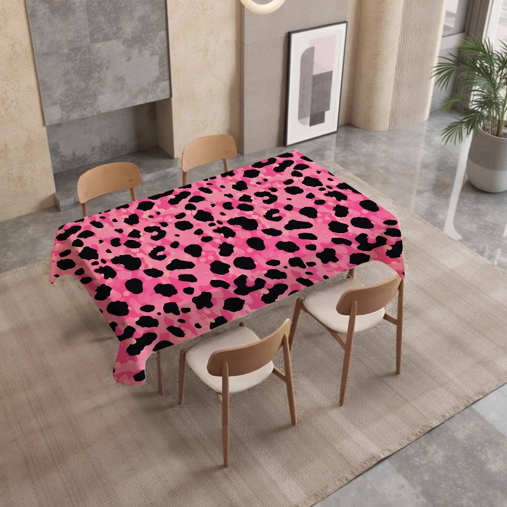 Tovaglia rosa con motivo leopa - Home Textiles Classic Fashion recensione e prezzo