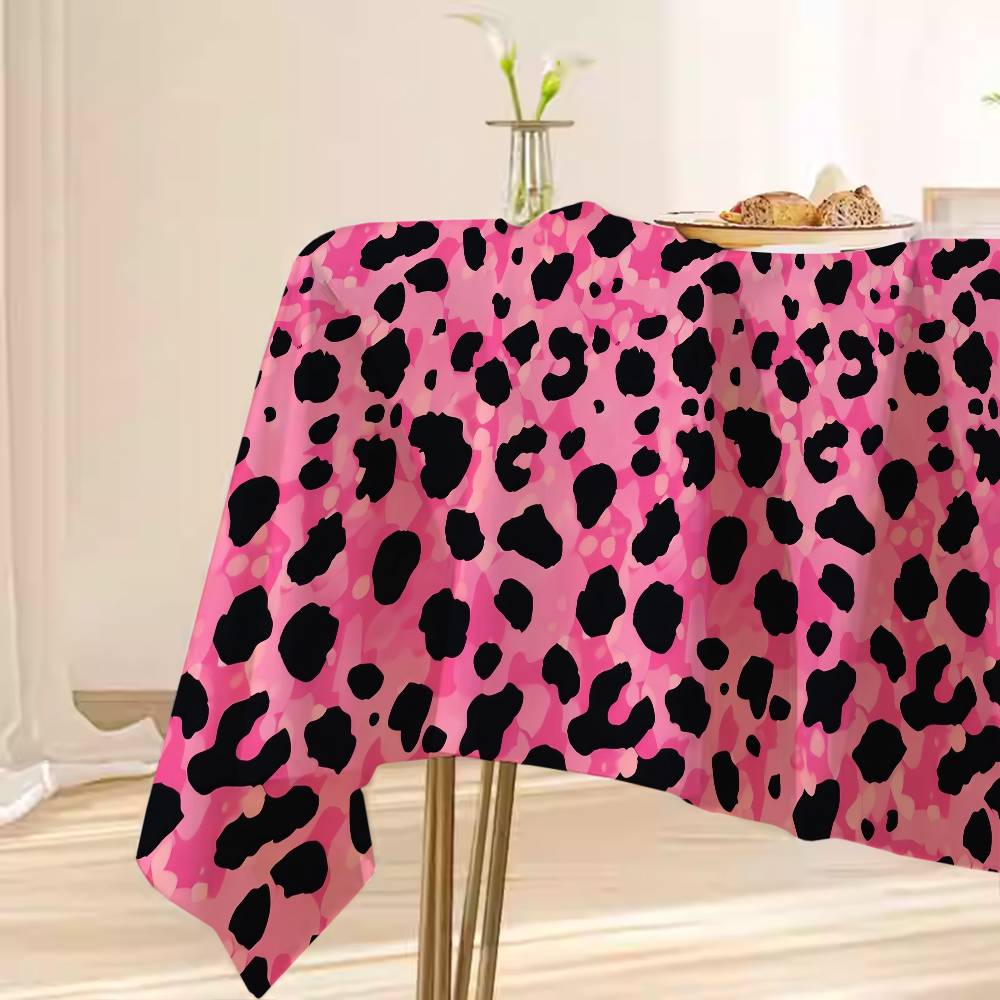 Tovaglia rosa con motivo leopa - Home Textiles Classic Fashion recensione e prezzo