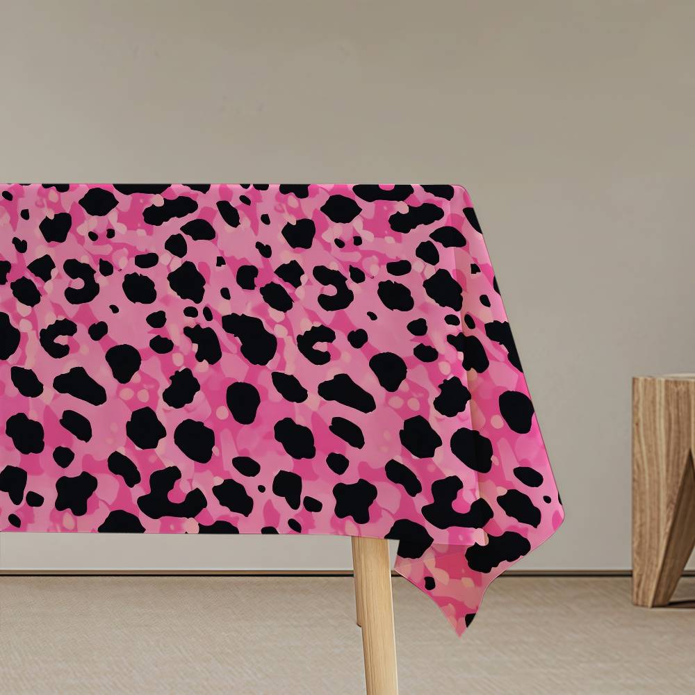 Tovaglia rosa con motivo leopa - Home Textiles Classic Fashion recensione e prezzo