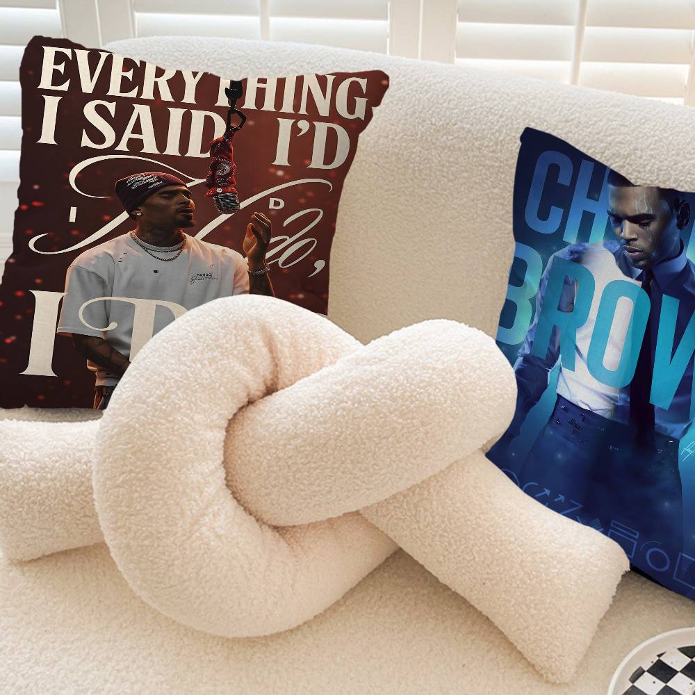 Chris Brown Cuscino Decorativo - Home Textiles Classic Fashion recensione e prezzo