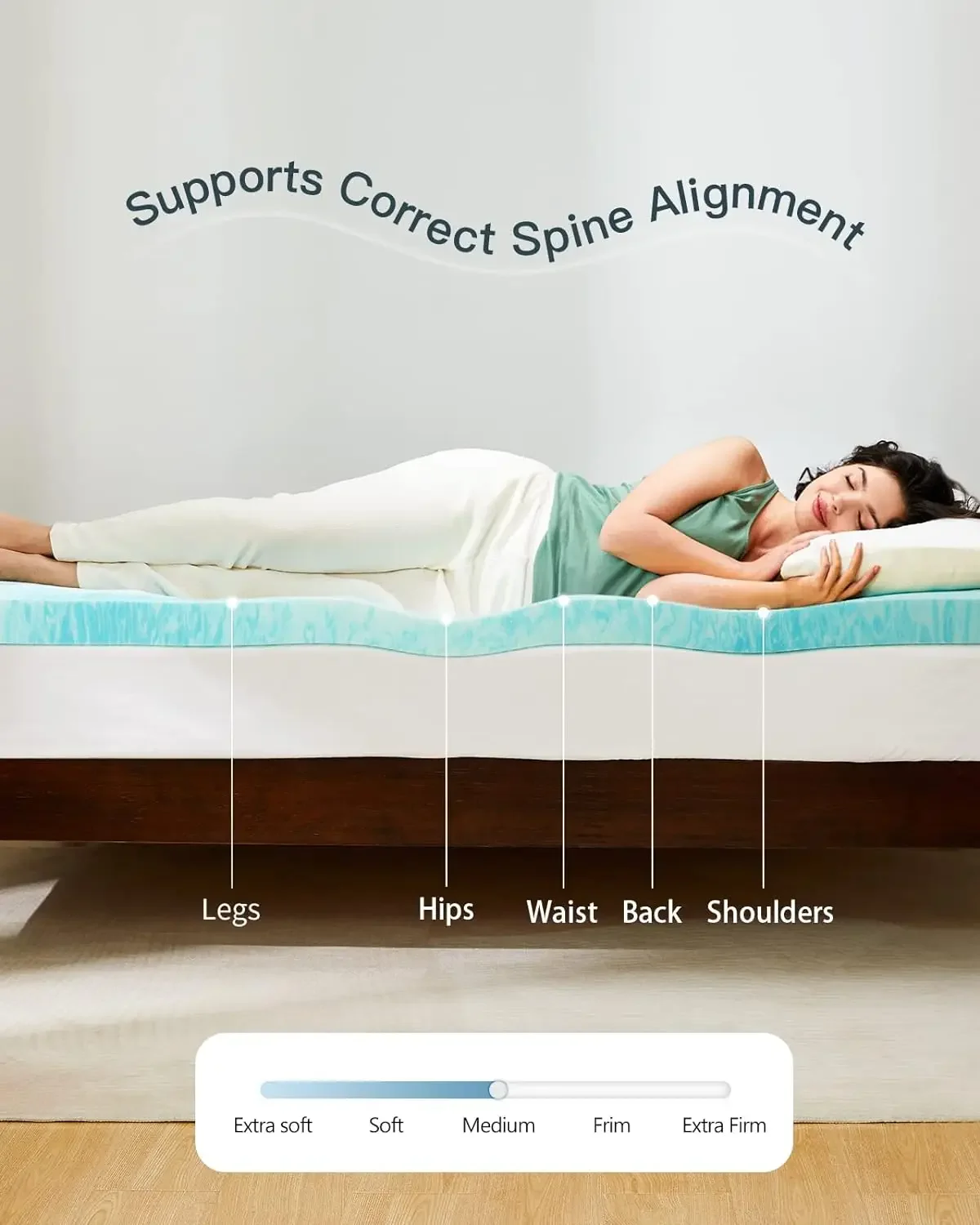 % un materasso doppio in memor - Memory Foam Topper recensione e prezzo