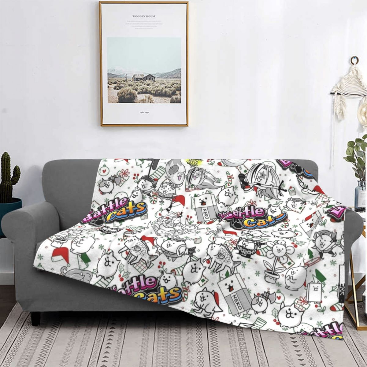 Coperte da gioco Battle Cats D - Home Textiles Super Soft recensione e prezzo