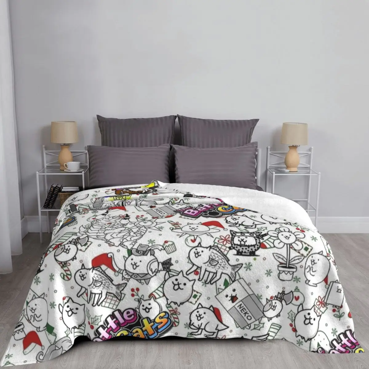 Coperte da gioco Battle Cats D - Home Textiles Super Soft recensione e prezzo