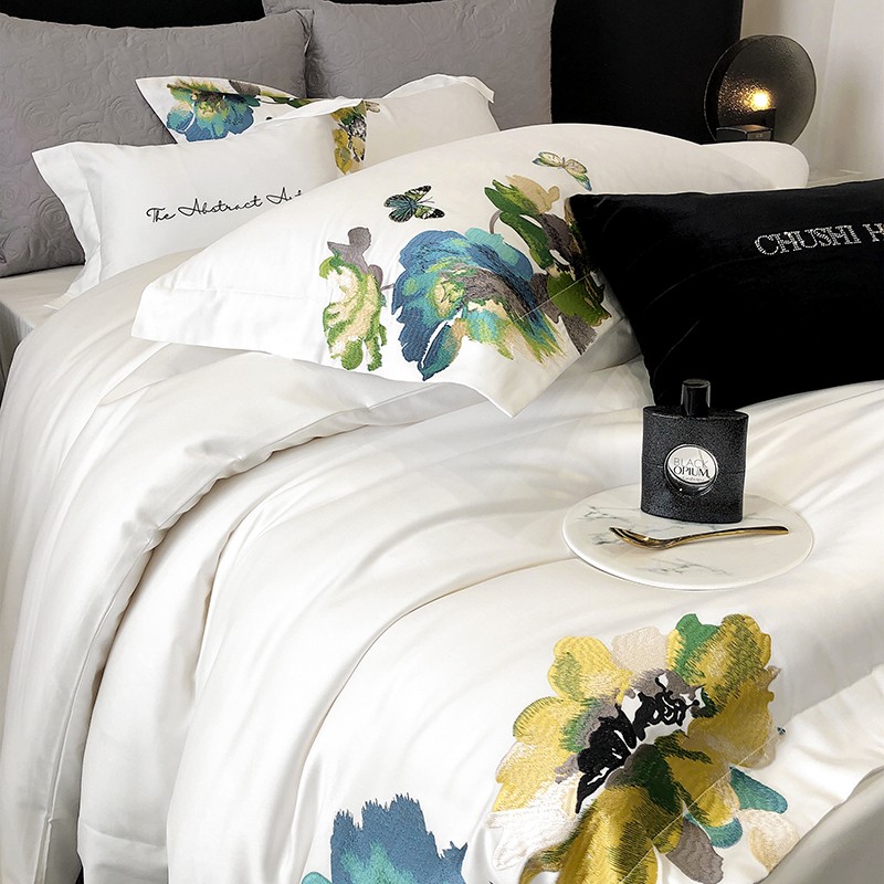 Ricamo bianco 800TC cotone egi - Home Textiles Super Soft recensione e prezzo
