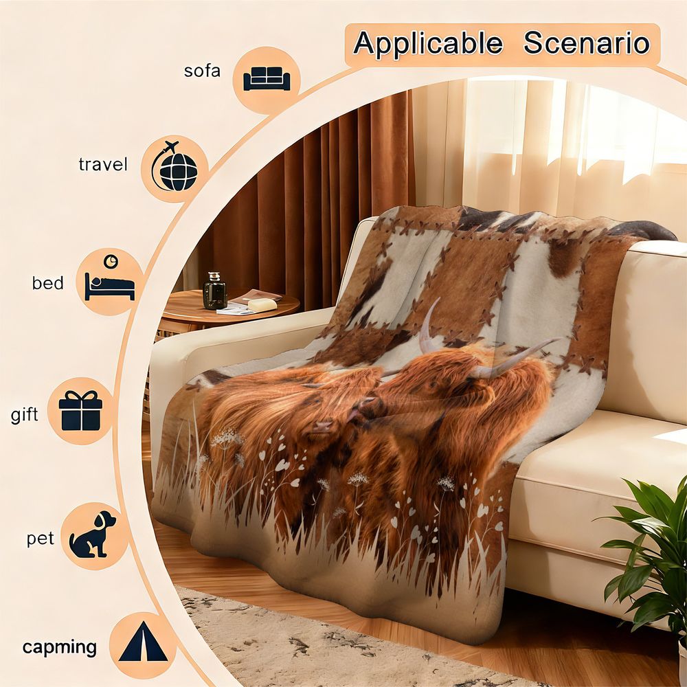 Coperta in pile e flanella con - Highland Home Textiles recensione e prezzo