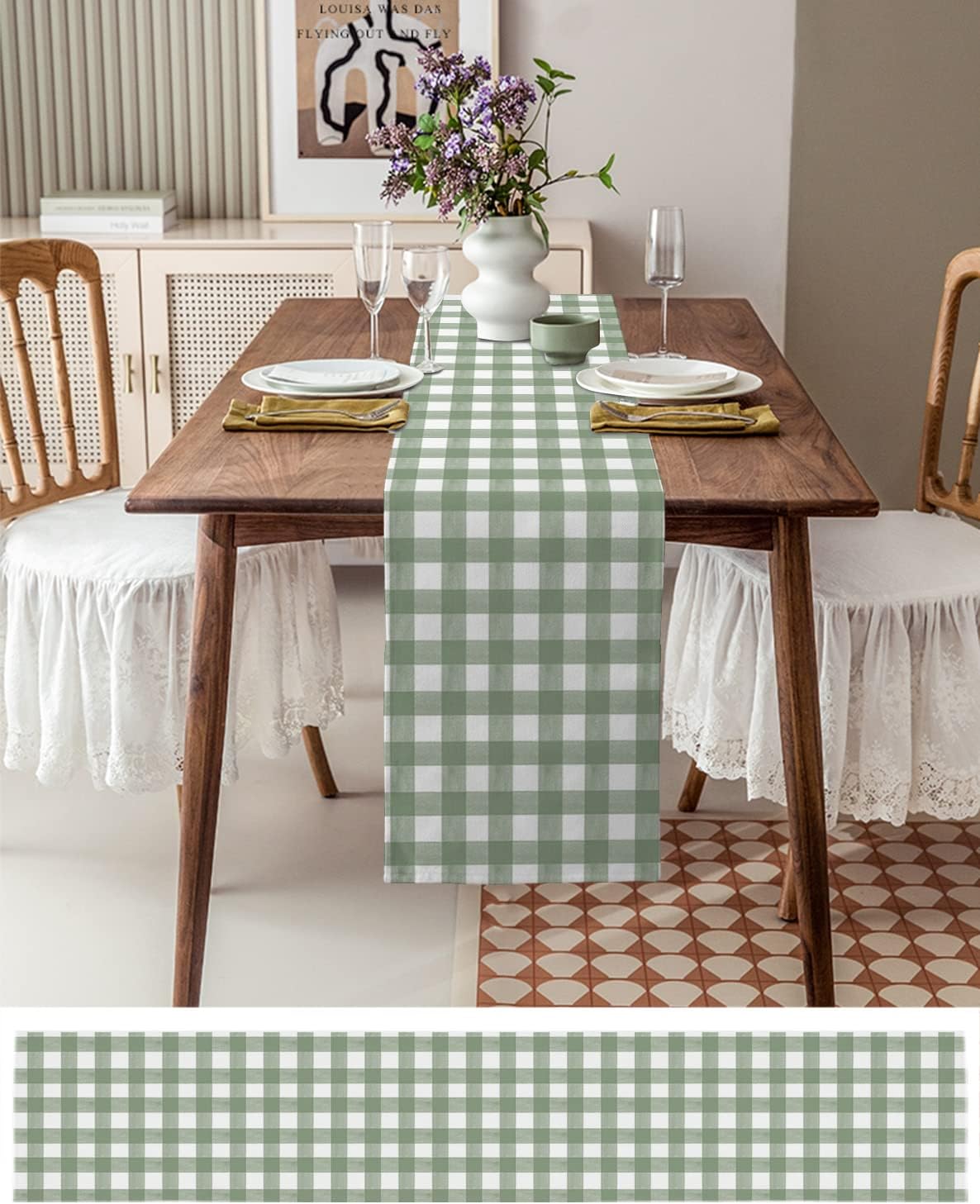 Runner da tavolo in lino scozz - Linum Home Textiles recensione e prezzo