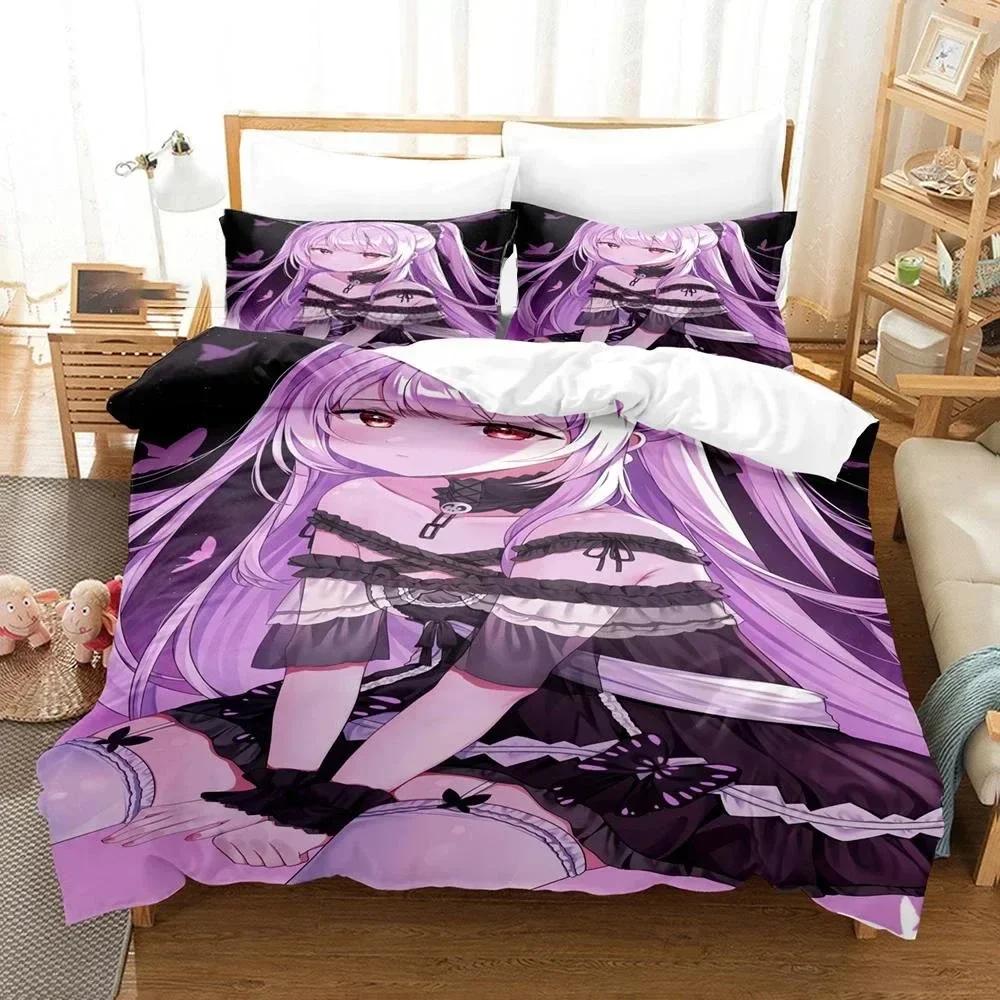 Set Letto Stampato 3D Uruha Ru - Linen Duvet Cover recensione e prezzo