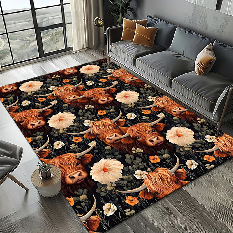Tappeto con stampa Yak in vell - Highland Home Textiles recensione e prezzo
