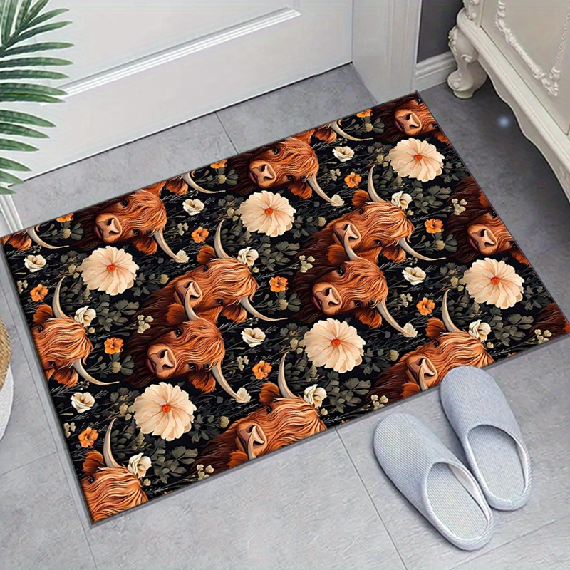 Tappeto con stampa Yak in vell - Highland Home Textiles recensione e prezzo