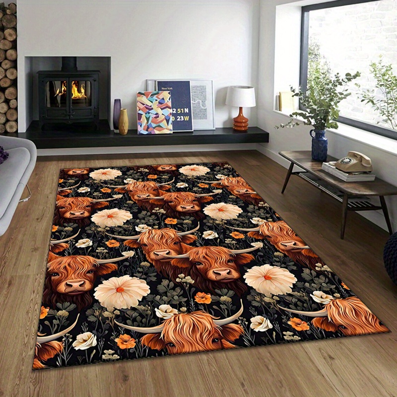 Tappeto con stampa Yak in vell - Highland Home Textiles recensione e prezzo