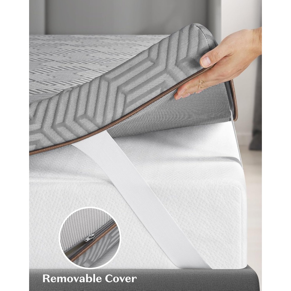 Topper per materasso rigido a  - Memory Foam Topper recensione e prezzo