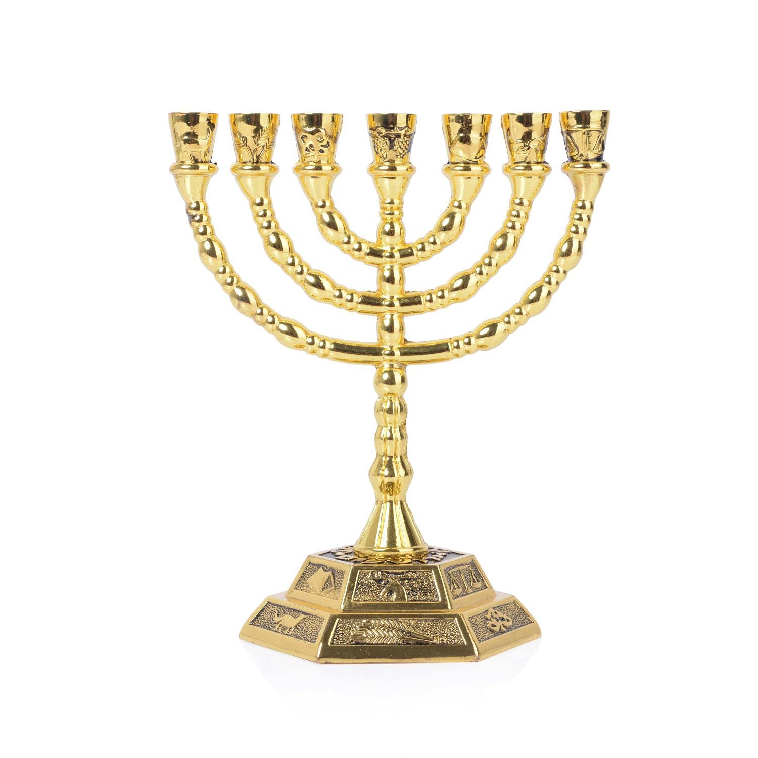 Menorah a 7 Bracci, Decorazion - Home & Hotel Textiles Private Limited recensione e prezzo