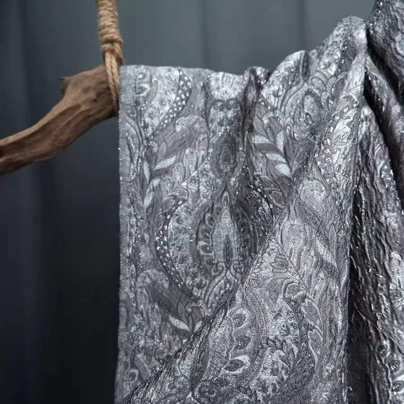 Tessuto Jacquard Lucido Grigio - Home Textiles Curtains recensione e prezzo