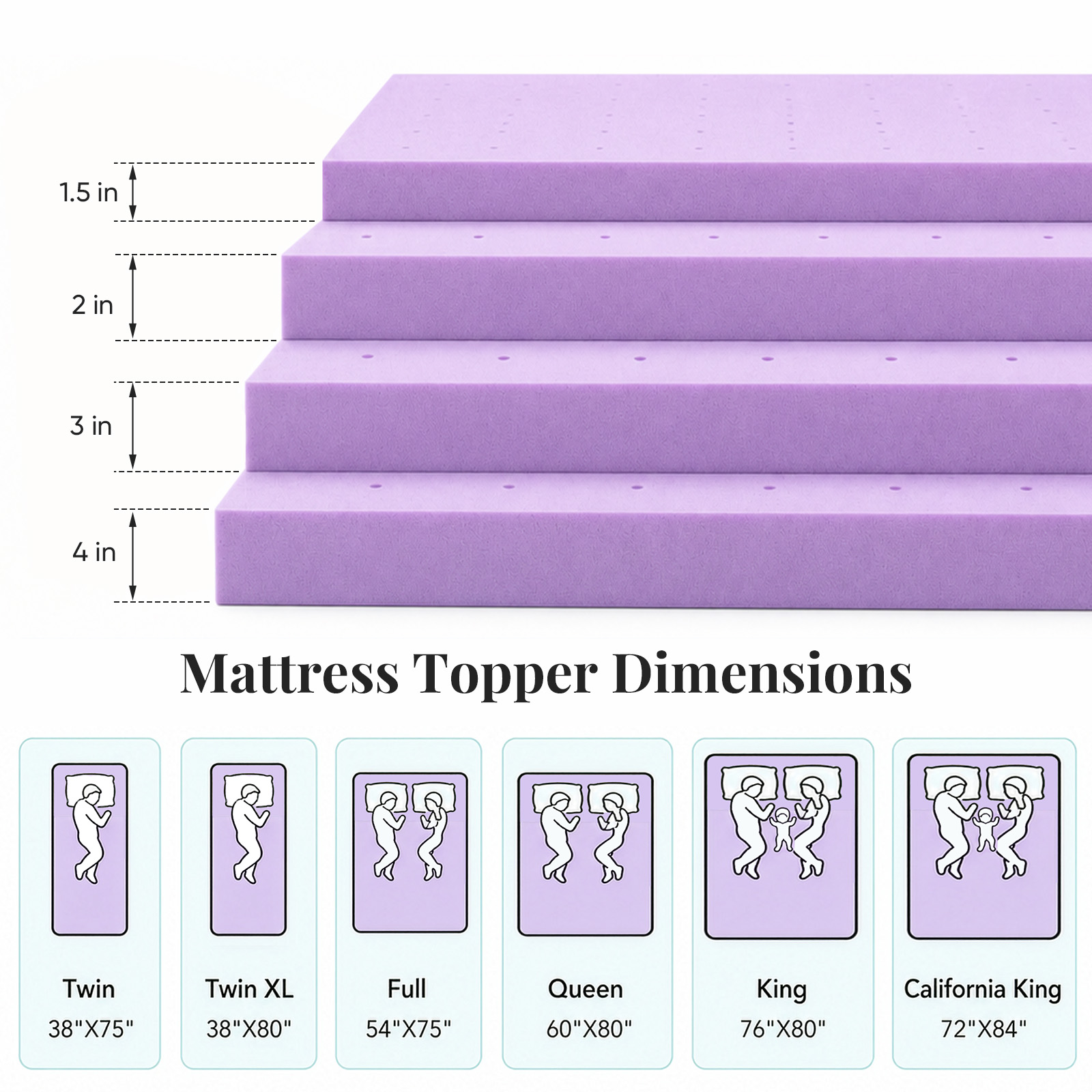 JHK Topper Materasso in Memory - Memory Foam Topper recensione e prezzo