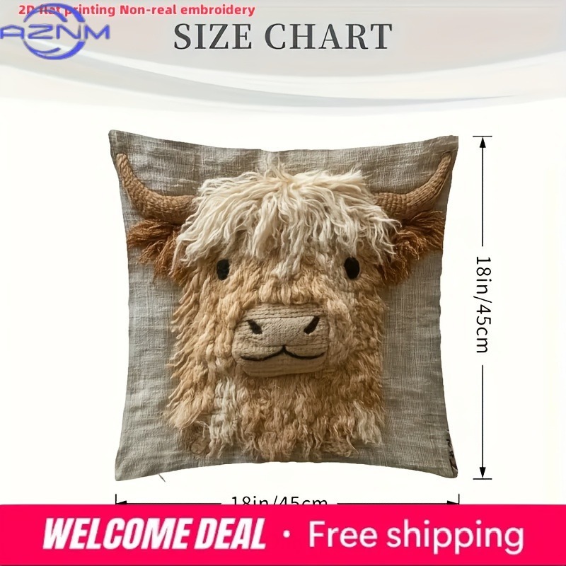 Fodera per cuscino con stampa  - Highland Home Textiles recensione e prezzo