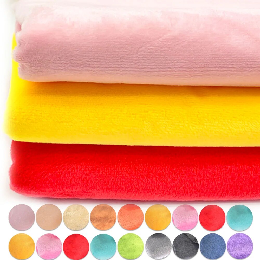Tessuto Minky Tessuti in vellu - Home Textiles Super Soft recensione e prezzo
