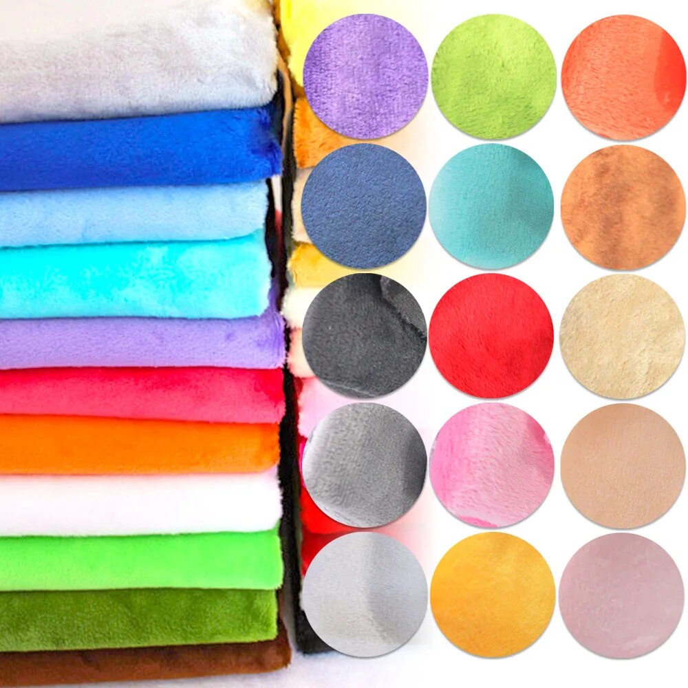 Tessuto Minky Tessuti in vellu - Home Textiles Super Soft recensione e prezzo